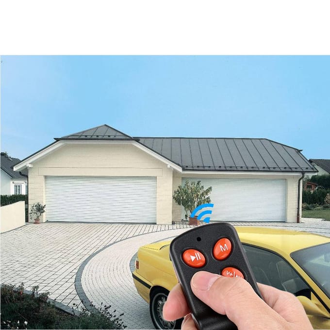 315M 433M 4-knops Draadloze Kloon Afstandsbediening Kopie Duplicator Kopieerzender Oranje black