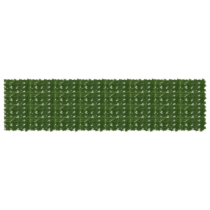 vidaXL - Balkonscherm - met - bladeren - Groen - 400 - x - 100 - cm