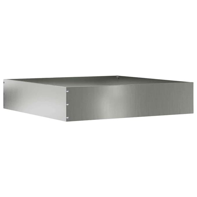 vidaXL - Gazonrand - 60 - x - 60 - x - 13 - cm - Gegalvaniseerd - staal - zilver