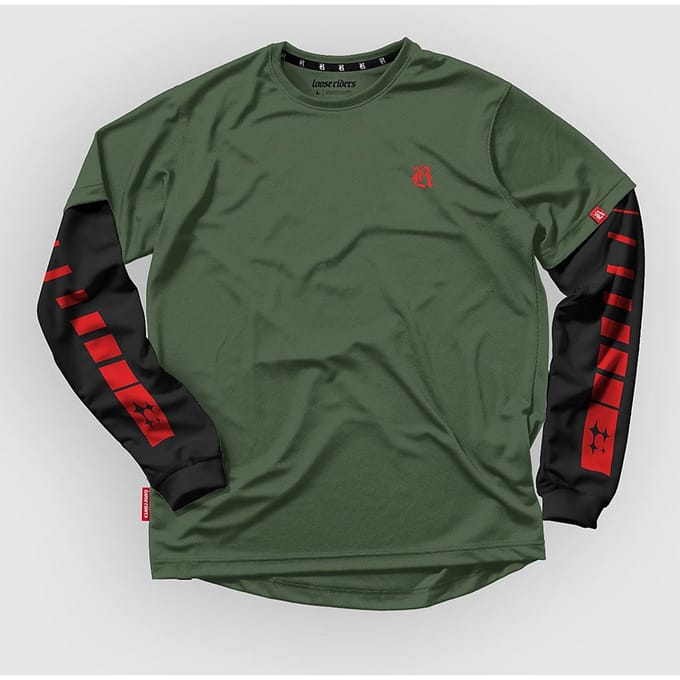 Loose Riders Shutter Twfr Long Sleeve Jersey groen