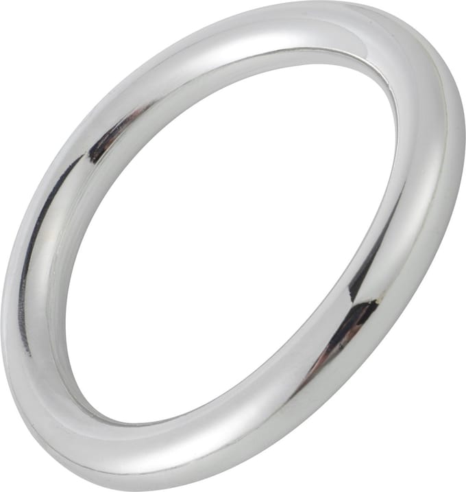 Banoch | Cockring licht gebogen metaal ∅ 50 | 8 mm dik metaal