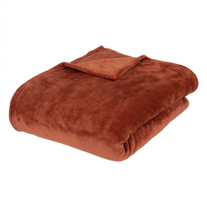 Eazy Living Plaid Flanelle 180 cm x 230 cm Oranje