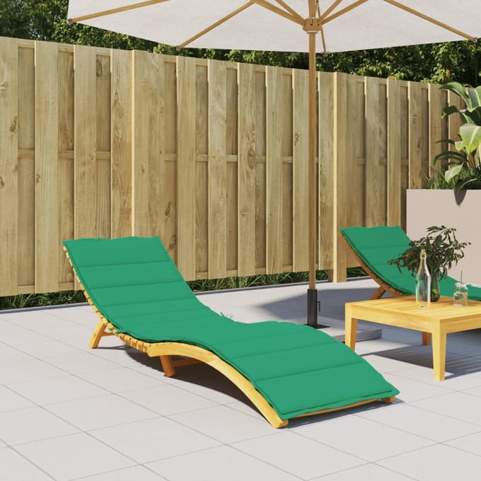 vidaXL - Ligbedkussen - 200x50x3cm - oxford - stof - groen