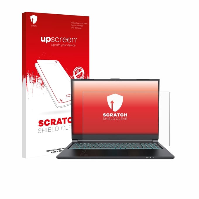 upscreen - Screenprotector voor Gigabyte G6 2023 - Folie Beschermfolie transparant