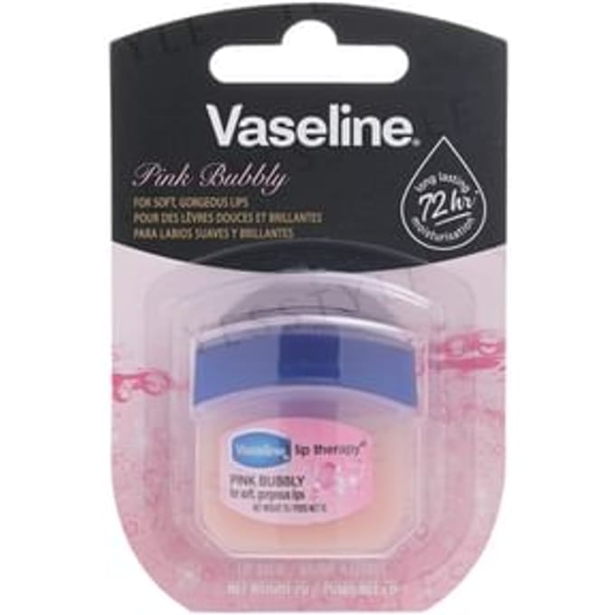 Vaseline lip therapie - Pink Bubbly - potje 7 gram - lippenbalsem