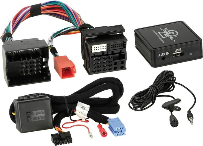 Bluetooth Adapter Renault Clio/ Laguna/ Mégane/ Scénic met Quadlock LET OP: UITLOPEND ARTIKEL