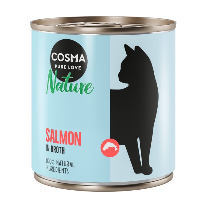 6x280g Nature Zalm Cosma Kattenvoer