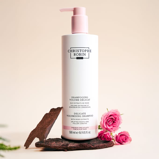 Christophe Robin Delicate Volumizing Shampoo with Rose Extracts 500 ml