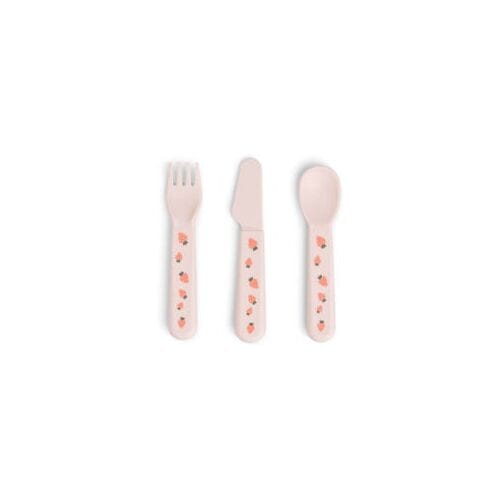 Done By Deer bestekset Foodie Light Pink dames