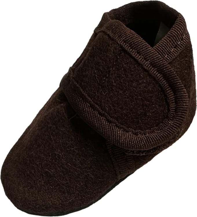 BabySteps Wollen Babyslofjes Chestnut Bruin maat 24/25