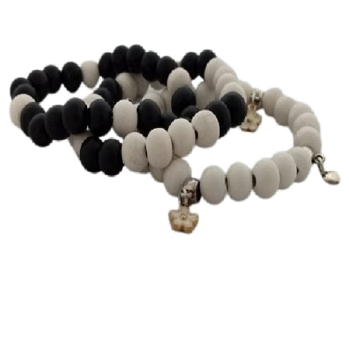 Kralenarmband-Teen Black