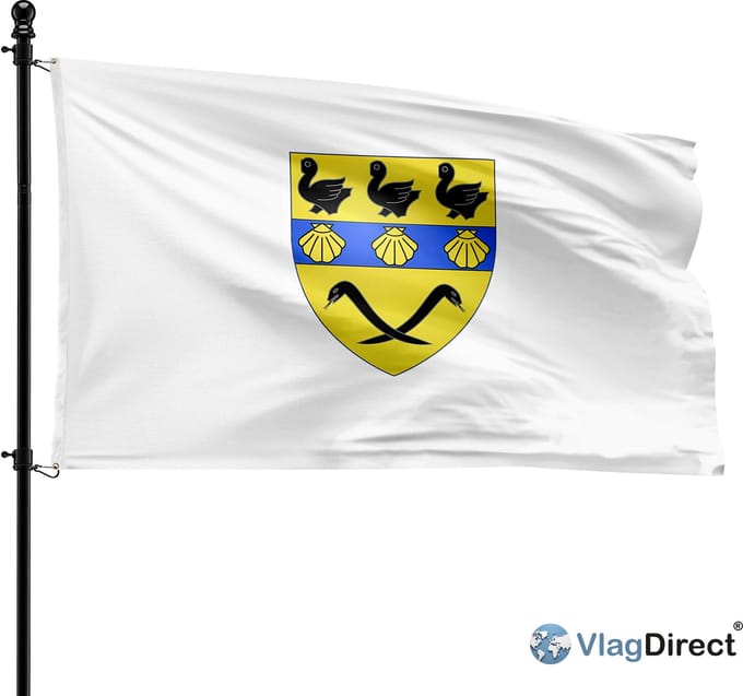 Gemeente Vaux-sur-Sûre vlag - 90 x 150 cm.