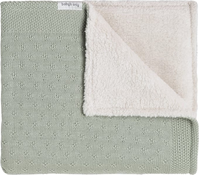 Baby's Only Wiegdeken teddy Mood - Laurel Green - 70x95 cm