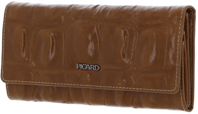 PICARD Leren portemonnee Key Largo 1 Long Wallet Cognac Lichtbruin