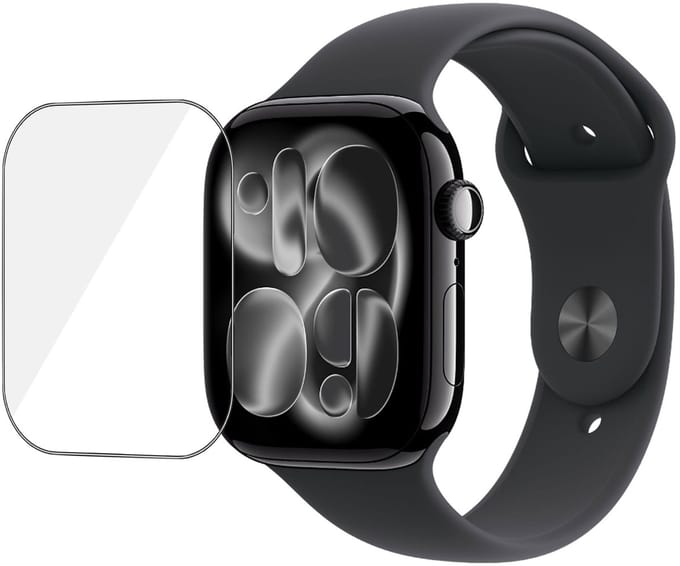 Folie Screenprotector Geschikt voor Apple Watch 42mm - Screenprotector - Beschermglas Folie