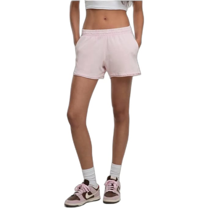 Urban Classics - Washed Jersey Korte broek - L - Roze