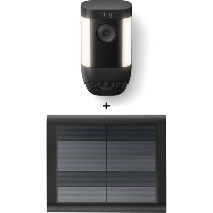 Ring Spotlight Cam Pro, Battery, Zwart