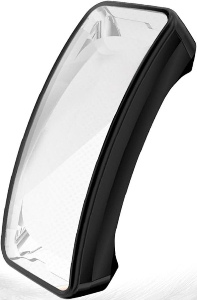 YPCd® FitBit Inspire HR Siliconen Case - Zwart - 360 bescherming