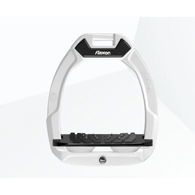 Veiligheid stijgbeugels Rij Inclined Ultra Grip Wit/Zwart/Wit Flex-On Safe-On