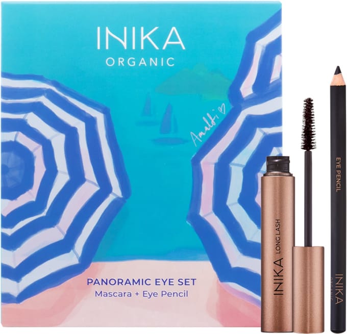 INIKA Organic - Panoramic Eye Duo Set - Voor gevoelige ogen - Zwart - Vegan