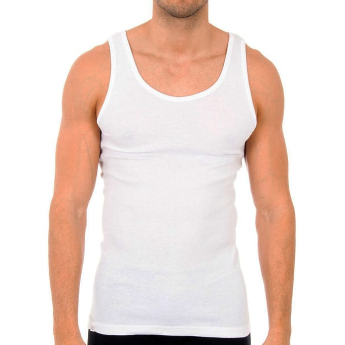 Klassiek T-shirt met brede riem 0980 man