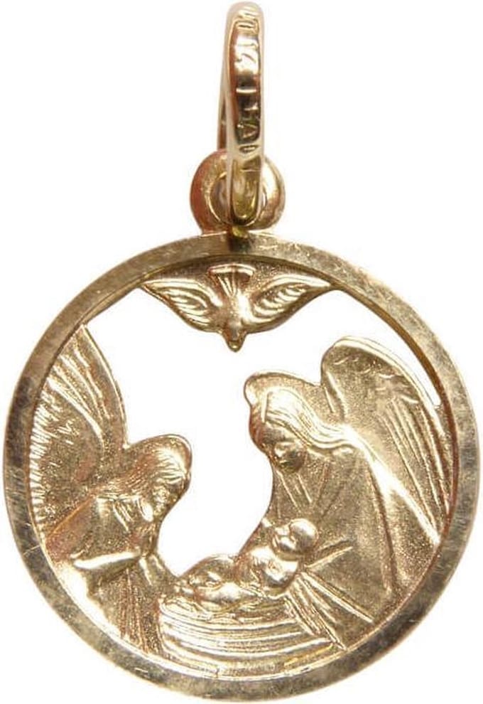14 karaat gouden engel hanger