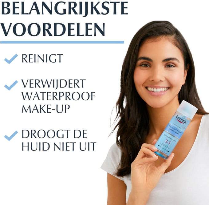 Eucerin DermatoCLEAN 3 in 1 Micellaire Water - 3 x 200 ml - Voordeelverpakking