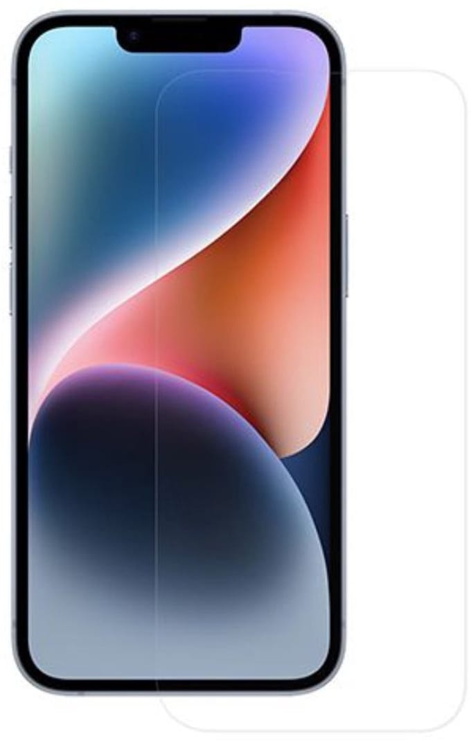 MYWAY, Screenprotector geschikt voor iPhone 14 Plus - EASY GLASS STANDARD Tempered Glass, Transparant