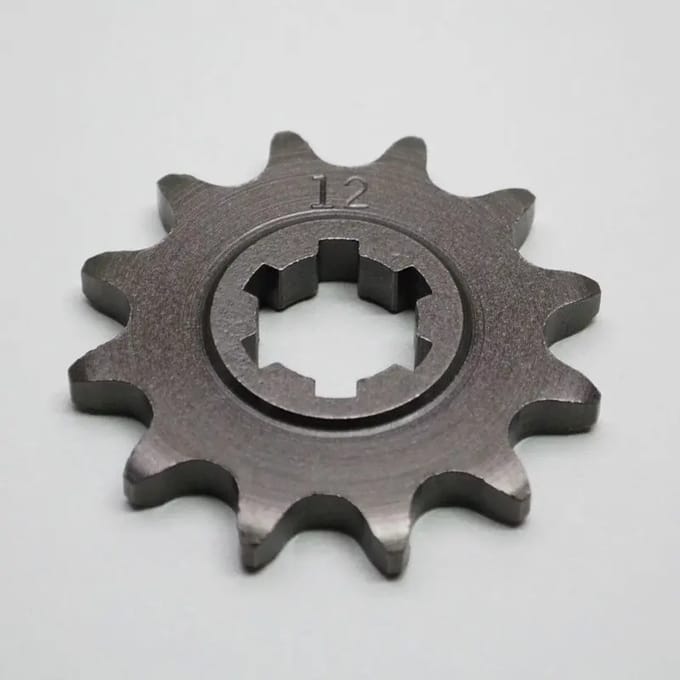 Voortandwiel 12 tanden voor motor Suzuki 50 RMX spoed 420 Nieuw