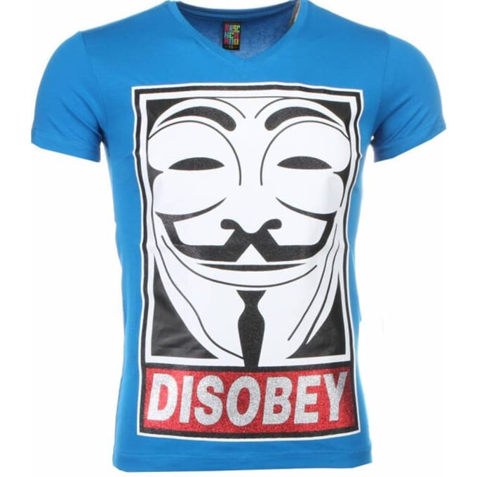 Local Fanatic T-shirt anonymous disobey print