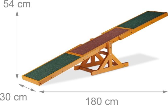 agility wip hond - 180 cm - voor grote en kleine honden