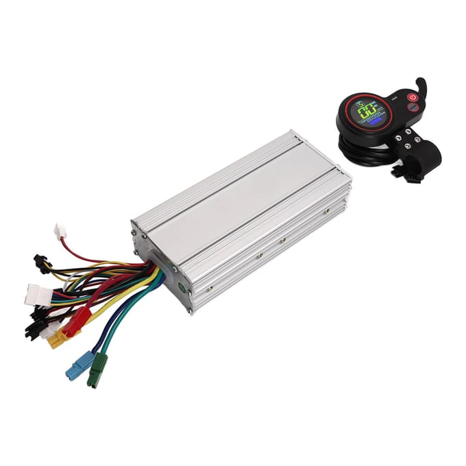 Elektrische Fiets Controller Borstelloze Motor 36V 48V 1000W 1500W 35A met V889 Kleurendisplay Scherm white