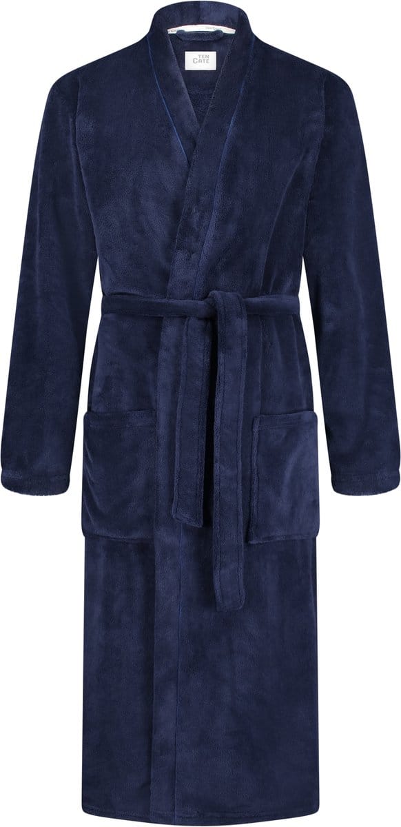Ten Cate Basics badjas navy voor Heren | Maat L