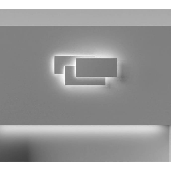 Maytoni LED wandlamp Trame, rechthoekig