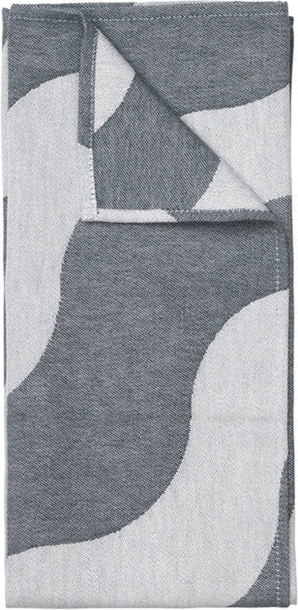 Broste Copenhagen - Theedoek 'Tide' (Set van 2, 50cm x 70cm, Forest Green)