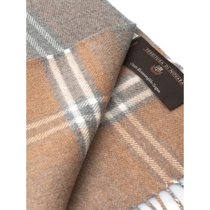 Silk Sjaal Cashmere Effect Tessitura Di Novara