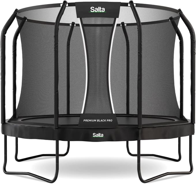 Salta Premium Black Pro - Trampoline met veiligheidsnet - ø 320 cm - Zwart