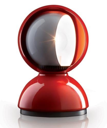 Artemide ECLISSE Wand-/ Tafellamp Rood