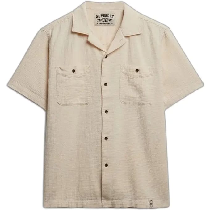 Superdry - Merchant Gestructureerd T-shirt Korte Mouw - Heren