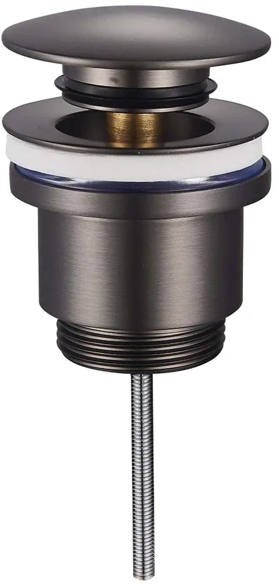 DutchLine Afvoerplug - Luxe Clickwaste 5/4 – Gunmetal