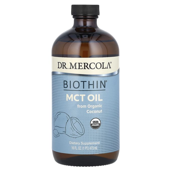 Dr. Mercola, Biothin, MCT-olie, 16 fl oz (473 ml)