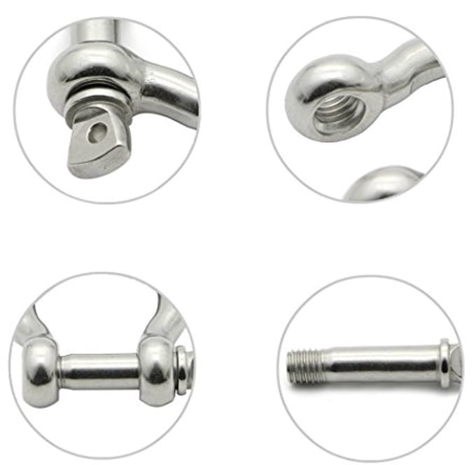 M12 links 304 stainless steel (2 pieces)