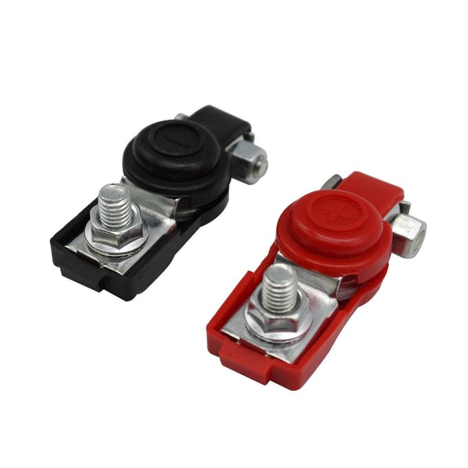Auto-accuterminal Klemclipconnector Verstelbaar Positief Negatief