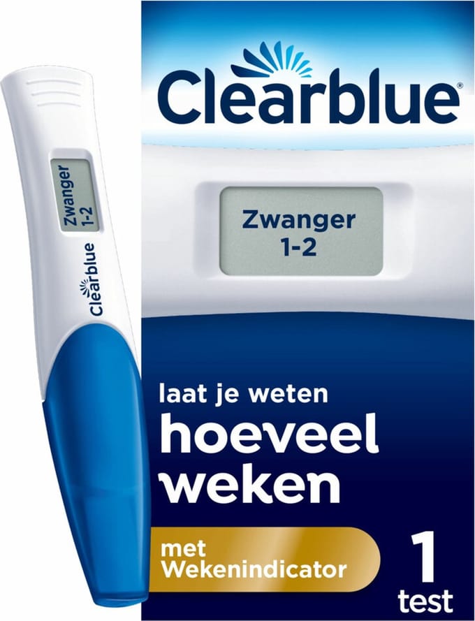 Clearblue - Zwangerschapstest met Wekenindicator - 6 x 1 stuk - Voordeelverpakking
