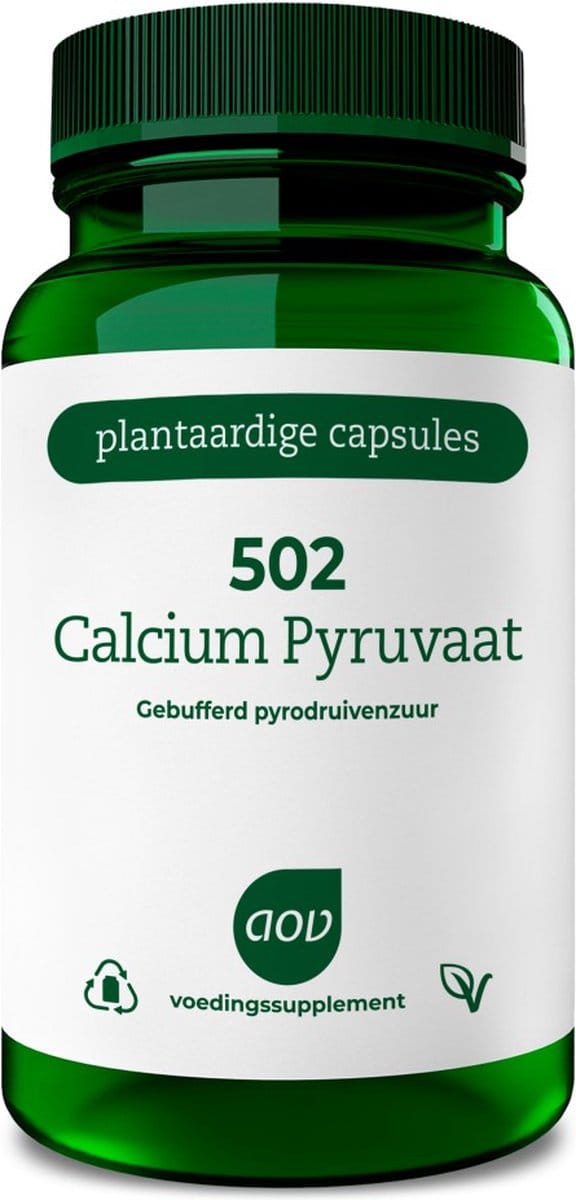 AOV 502 Calcium Pyruvaat - 60 vegacaps - Mineralen- Voedingssupplement
