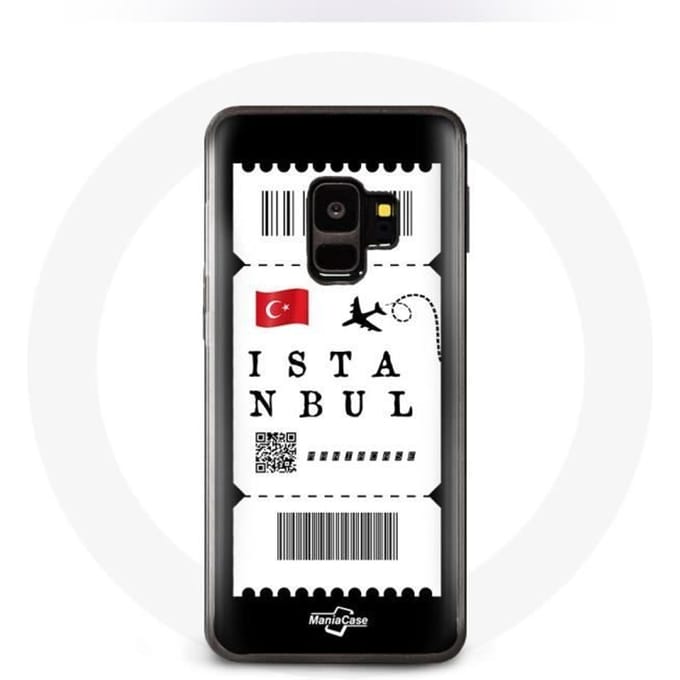 Case voor Samsung Galaxy S9 Vliegticket Istanbul Türkiye