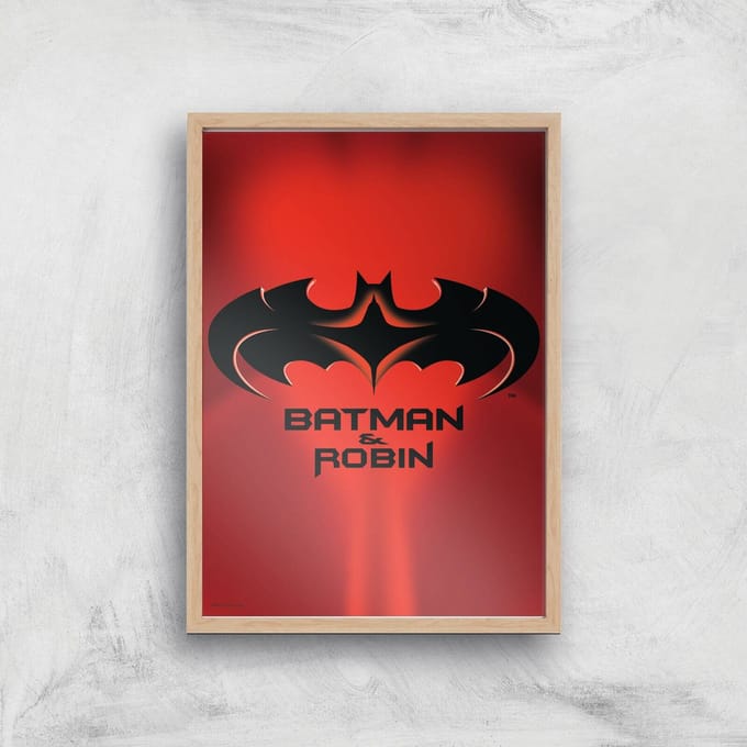 Batman & Robin Giclee Art Print - A2 - Wooden Frame