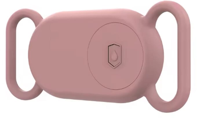 New Age Devi - Hoesje geschikt voor Samsung Galaxy SmartTag 2 - Siliconen Tracker Houder - Roze