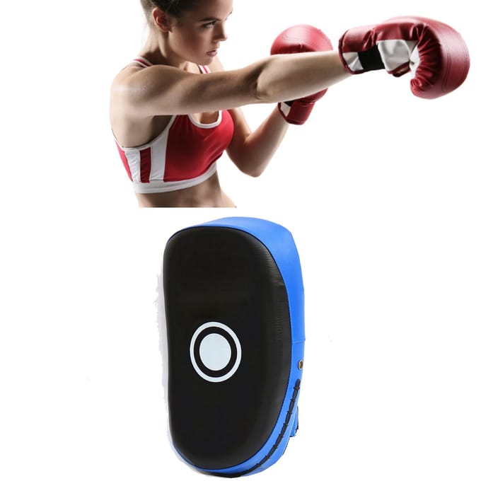 Professioneel Boksen Kick Punch Pad Muay Thai Voet- en Elleboogdoel Scheurvast Verdikkend blauw