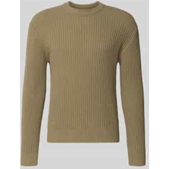 Slim Fit trui met brei-look
